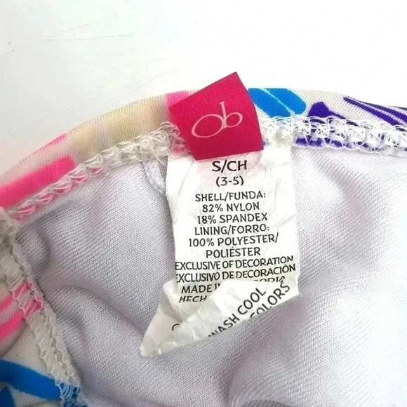 OP White Triangle String Bikini Top Small Swimwear Swimsuit - Picture 3 of 3